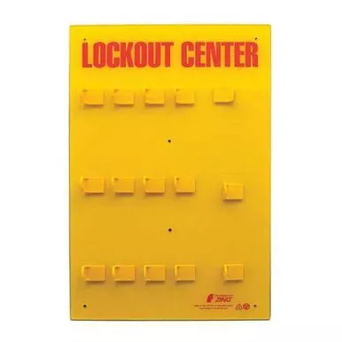 Zing Lockout Board,Unfilled,23-1-2 In H 7115E