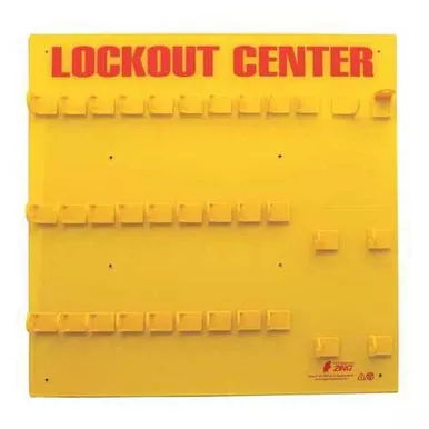 Zing Lockout Board,Unfilled,23-1-2 In W 7116E